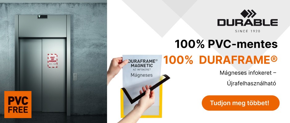 100% PVC-mentes - 100% DURAFRAME®