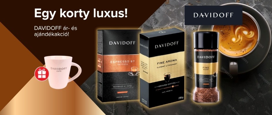 DAVIDOFF ár- és ajándékakció!