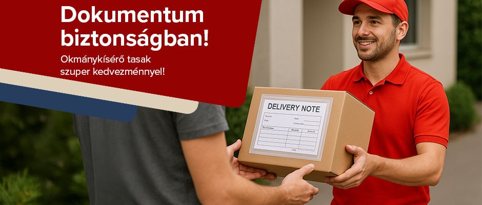 Okmánykísérő tasak kedvezményes áron