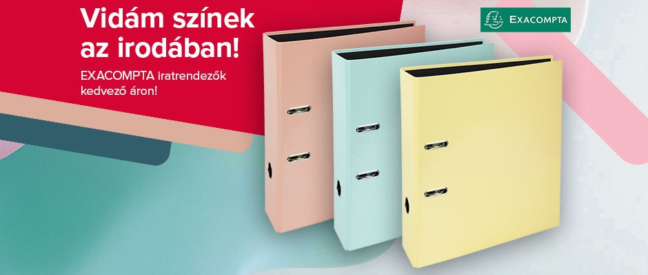 EXACOMPTA iratrendezők kedvezményes árakon