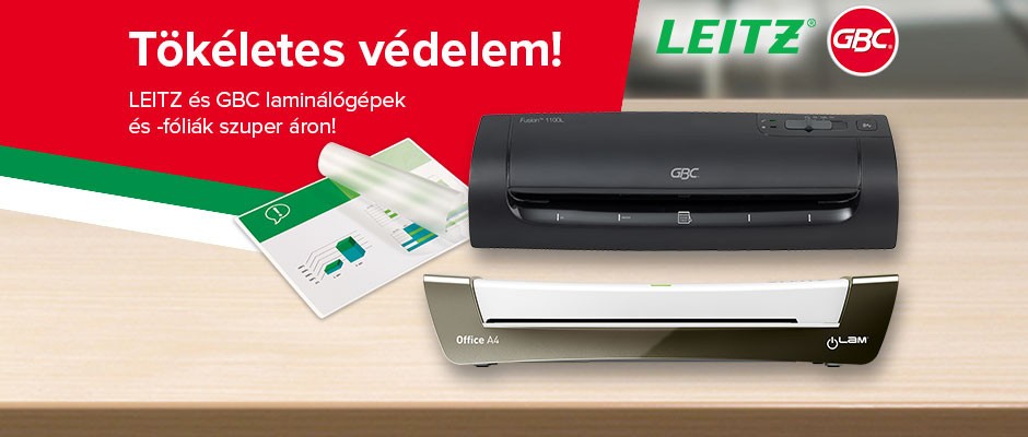 LEITZ és GBS laminálási termékek kedvezményes áron!