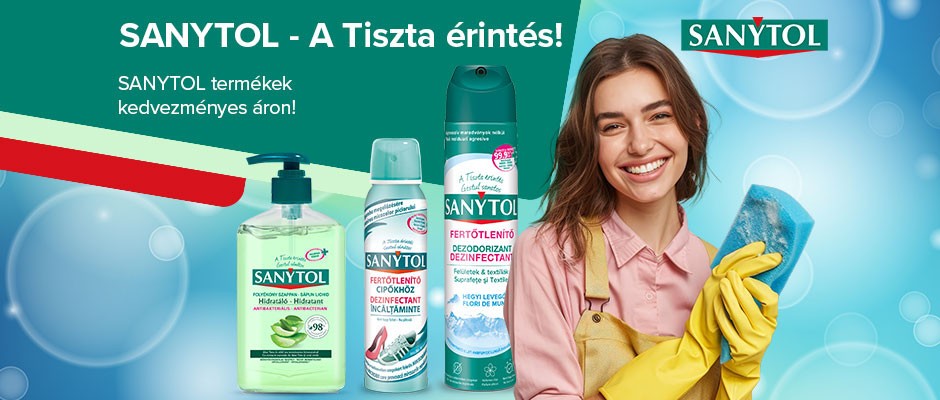 SANYTOL termékek akciós áron
