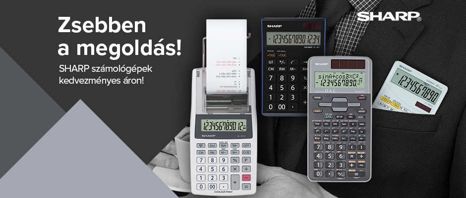 SHARP számológépek kedvezményes áron
