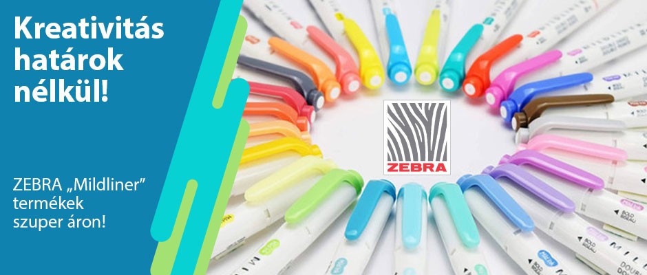 ZEBRA Midliner termékek szuper áron