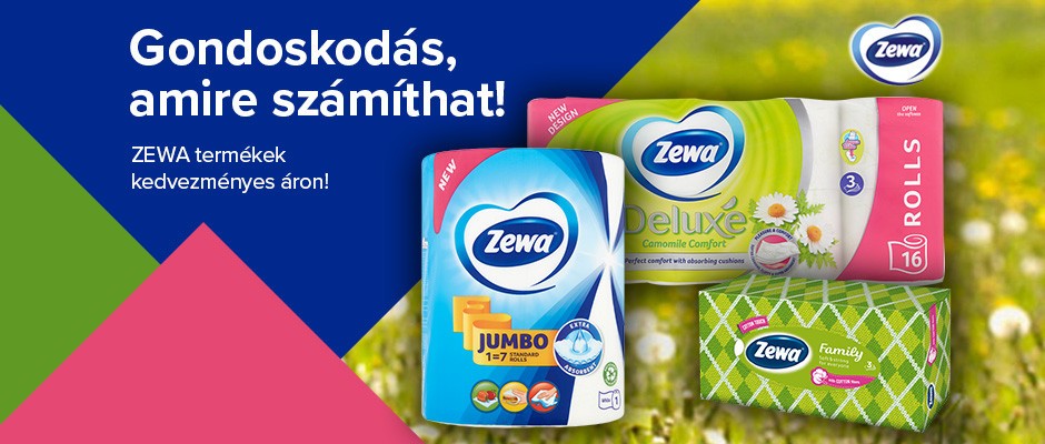 ZEWA termékek kedvezményes áron!