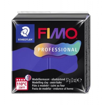 Gyurma, 57 g, égethető, FIMO "Professional", királykék