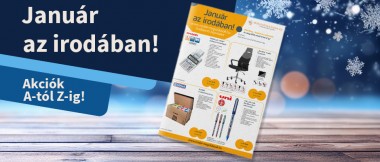Januári irodakellék akciók