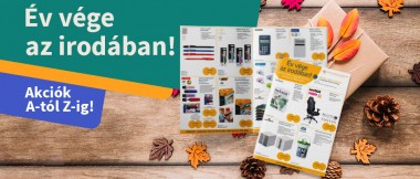 Év végi irodakellék akciók