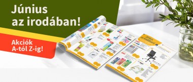 Júniusi irodakellék akciók